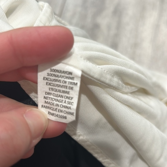 RAMY BROOK white beaded tank top E12 - Picture 7 of 7